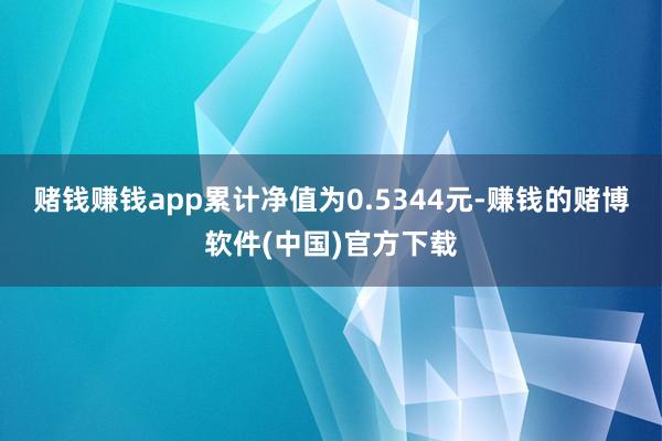 赌钱赚钱app累计净值为0.5344元-赚钱的赌博软件(中国)官方下载